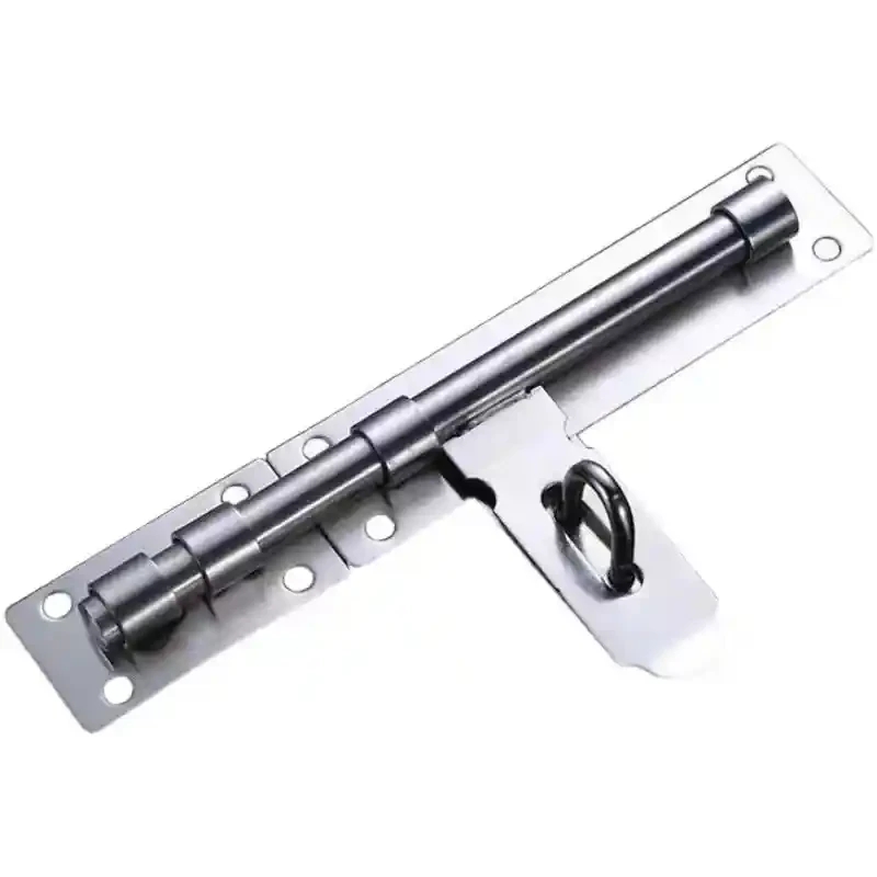 Special door latch, door buckle, door bolt without drilling holes, extended and thickened door latch, door buckle, door bolt without drilling holes, extended and thickened door latch, stainless steel anti-theft old-fashioned door latch