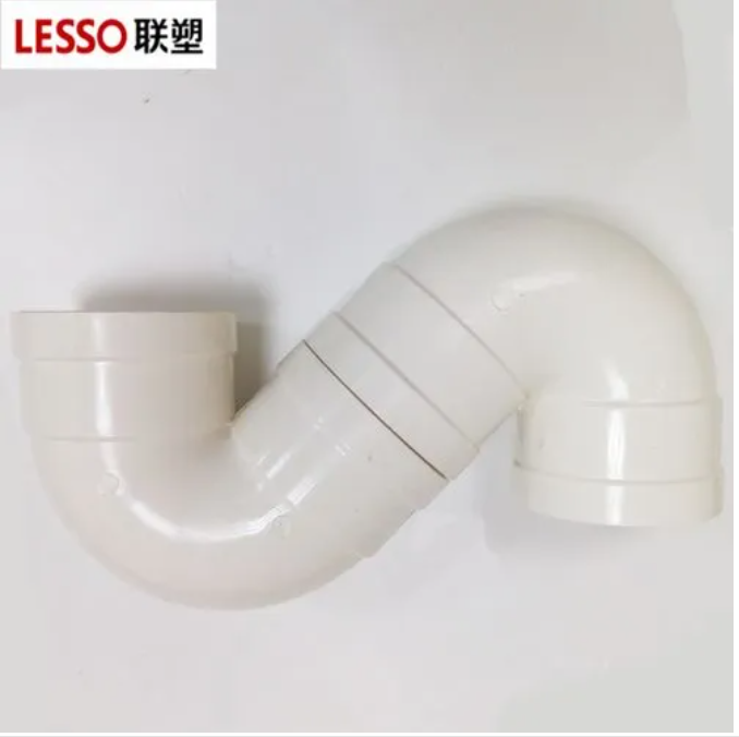 Union plastic pipe fittings PVcS bend inspection port PVCS bend port water storage bend joint accessories