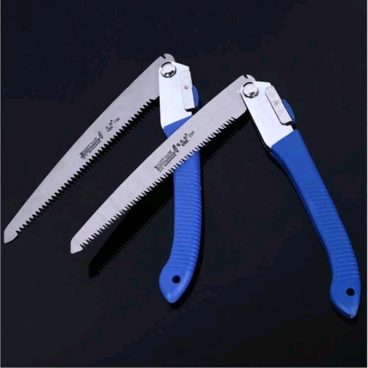 Folding saw, hand saw, garden saw, saw steel, outdoor portable folding woodworking hand saw, household garden logging saw