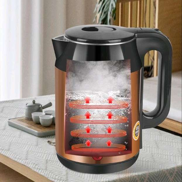 Wanlida 958 electric kettle, stainless steel kettle, automatic power-off, anti scalding, kettle for home and office use