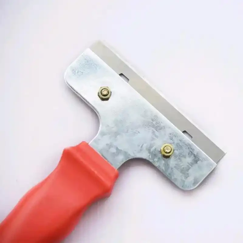 Red handle cleaning knife, floor and wall beauty seam cleaning knife