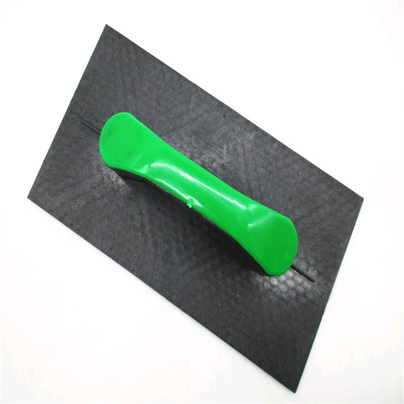 Black medium plastic trowel, square trowel, plastic sand board, construction mud trowel, trowel, tool, flat trowel