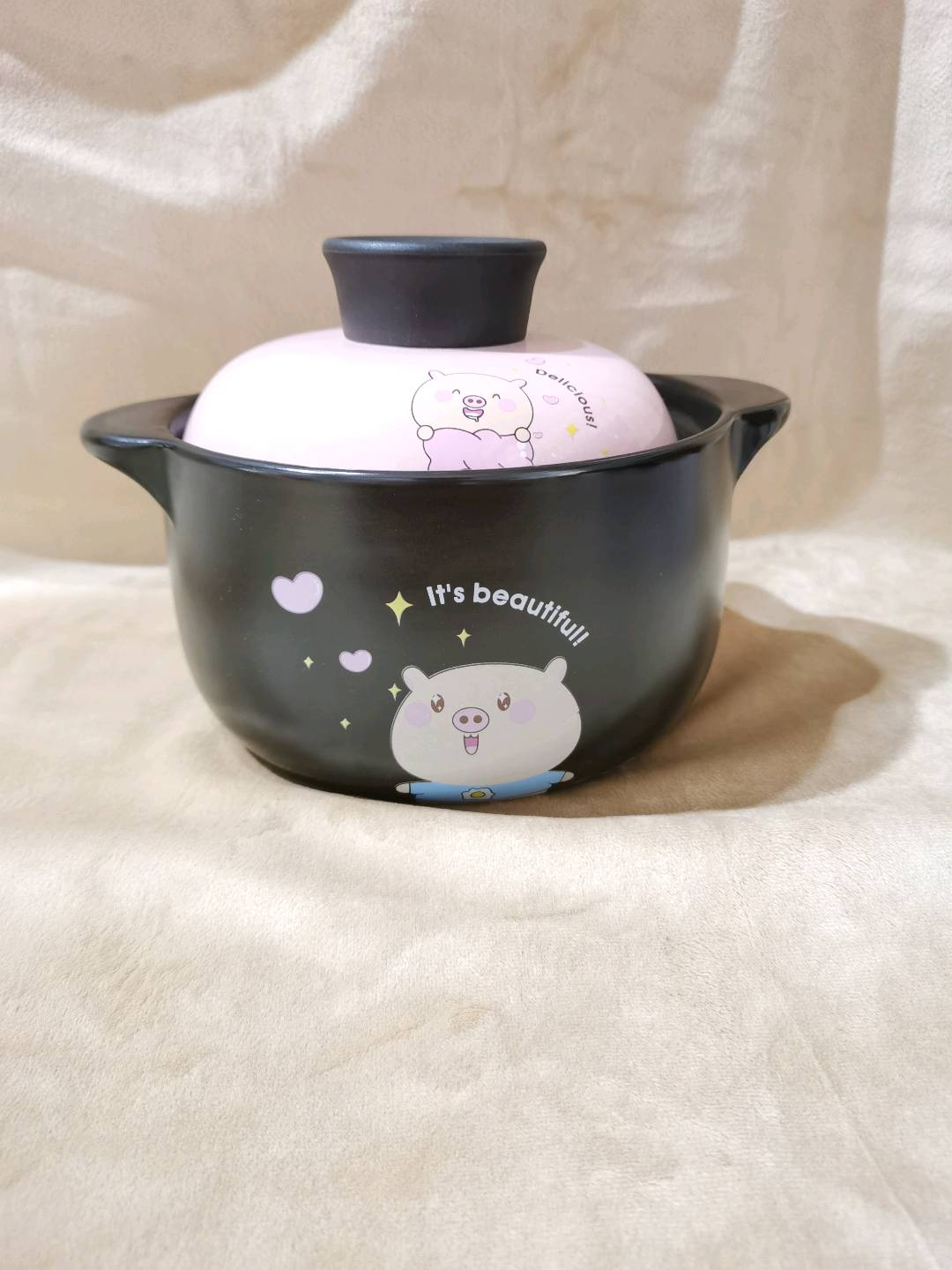 Little pan rice in casserole, Congee in casserole, Chinese clay pot, open fire ceramic casserole, casserole clay in casserole