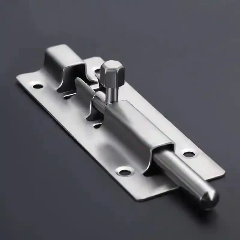 Stainless steel open bolt door latch, wooden door anti-theft door, old-fashioned bathroom door pin, stainless steel open bolt door latch, wooden door anti-theft door lock latch, thickened old-fashioned bathroom door pin
