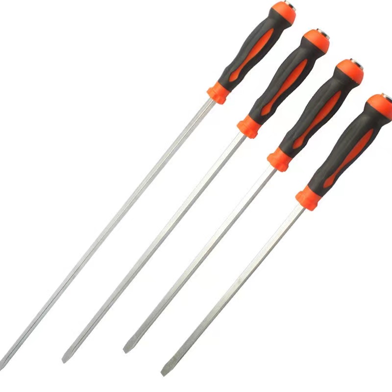Haomai Thread through One Word Extended Screwdriver, Extra Large Screwdriver, Thread through Tapping Screwdriver, Coarse Screwdriver, Pry Rod