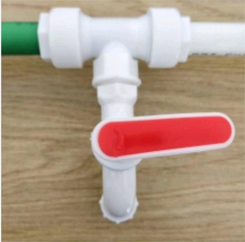 POM quick connect inner wire tee quick connect pipe fittings quick connect tee high flow