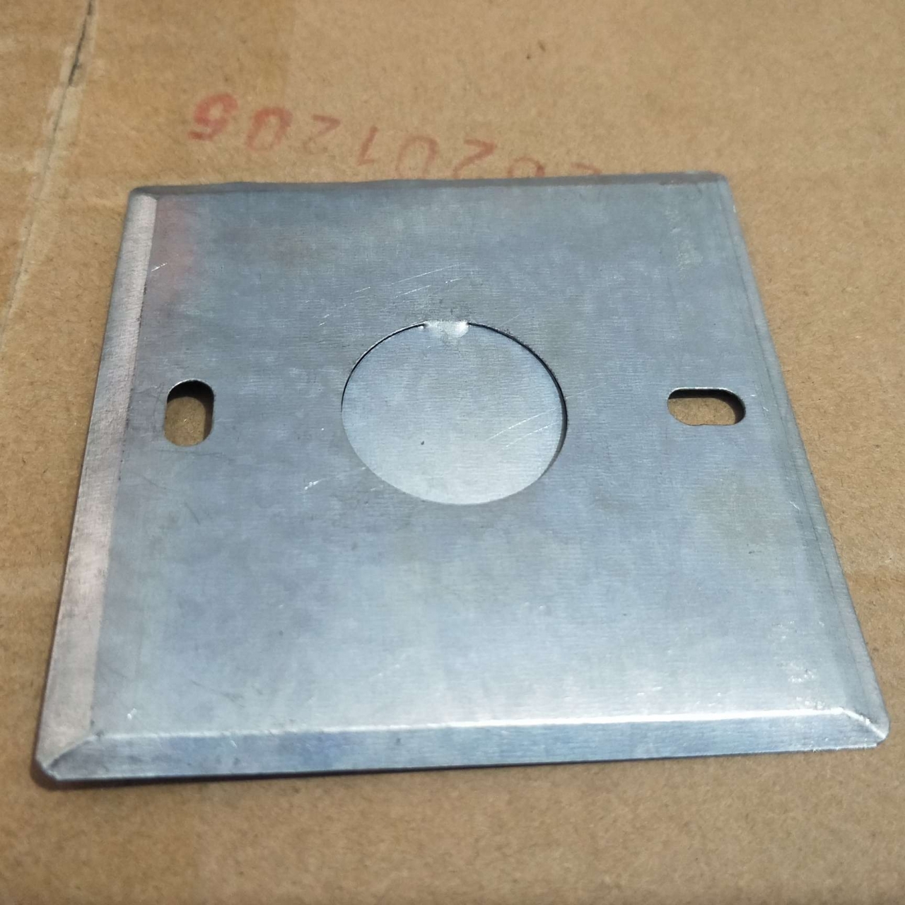 Iron cover plate, iron bottom box, metal plate, junction box, blank cover plate, iron sheet cover plate