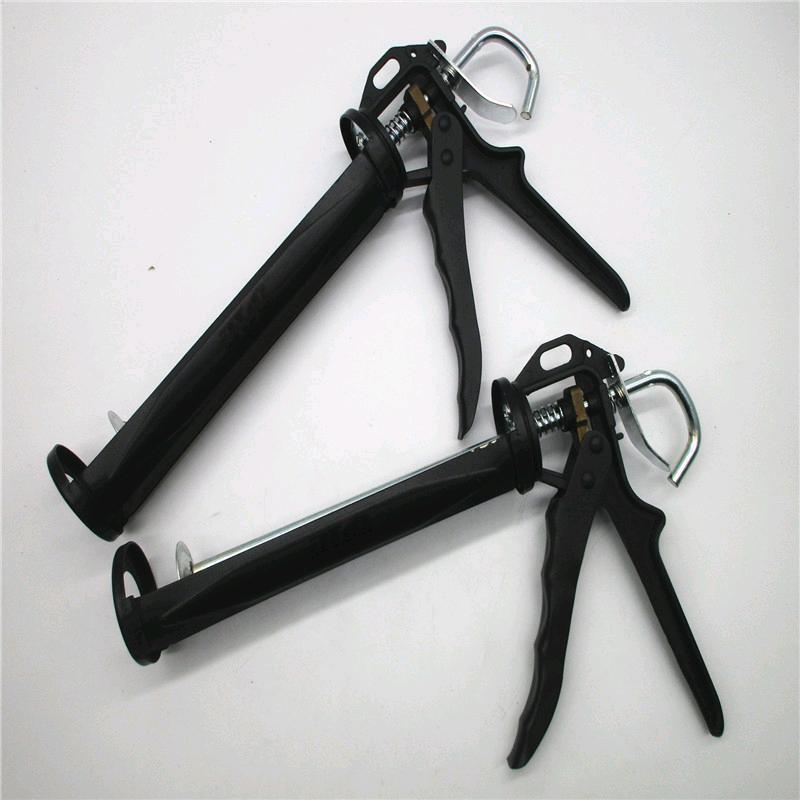 State owned brand Dongtai Glass Glue Rotating Glue Gun Black Alloy Steel Soft Glue Gun Half circle Manual Glue Gun Pressure Glue Gun