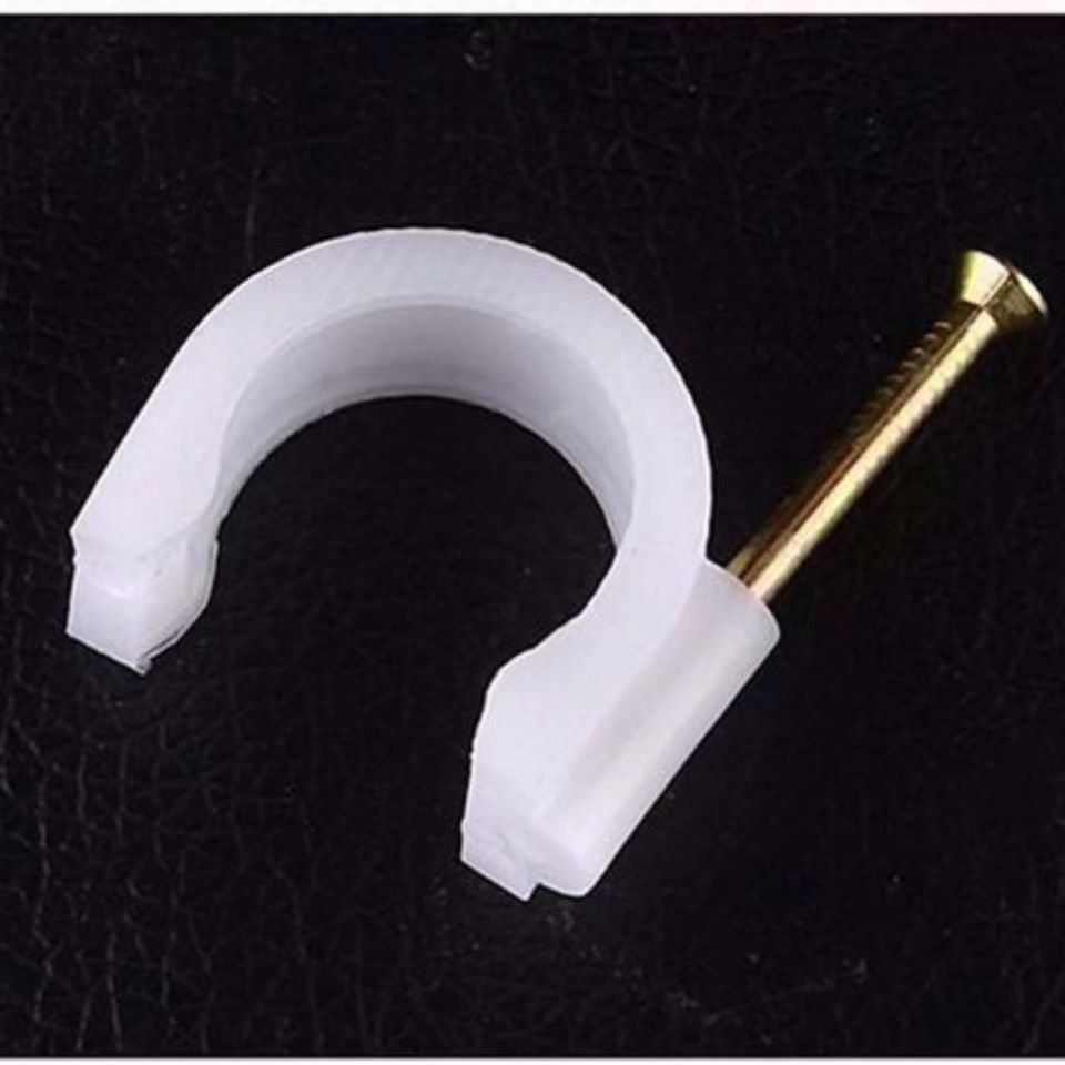 6 8 10 12 16 20 25 32 Plastic round wire pipe clamp Natural gas hose clamp PVC wire pipe clamp