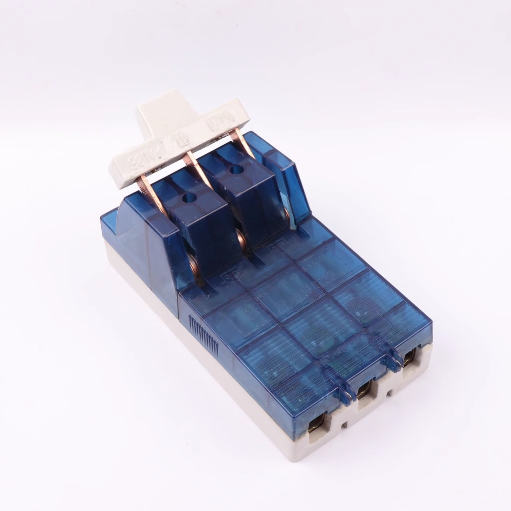 Jiannis HK1 Open type Transparent Ceramic Knife Switch 380V100A Overload and Overcurrent Protection Switch Knife Switch Three phase