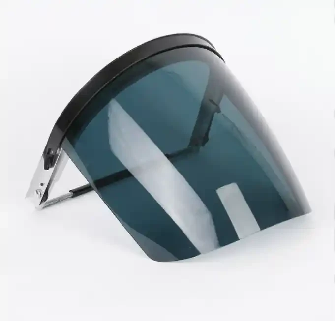 Protective face shield aluminum bracket lightweight splash spring welding cap welding face shield