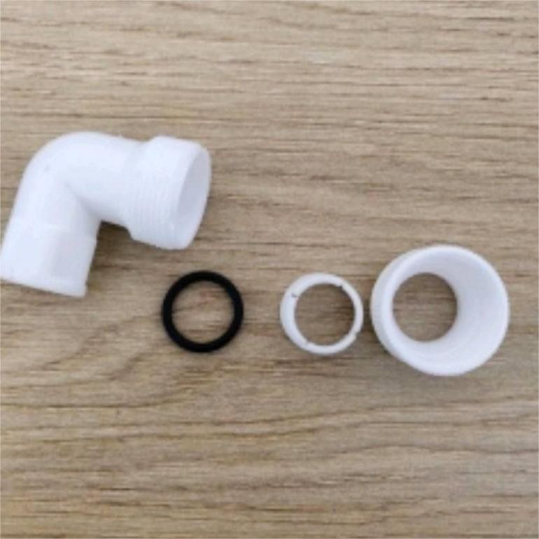 POM quick connect inner wire elbow, high flow inner wire elbow, quick connect elbow