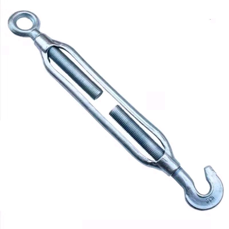 Flower basket screws, steel wire rope, flower basket screws, orchid hooks, flower basket hooks, rope tighteners, zinc plated bidirectional flower blue screws