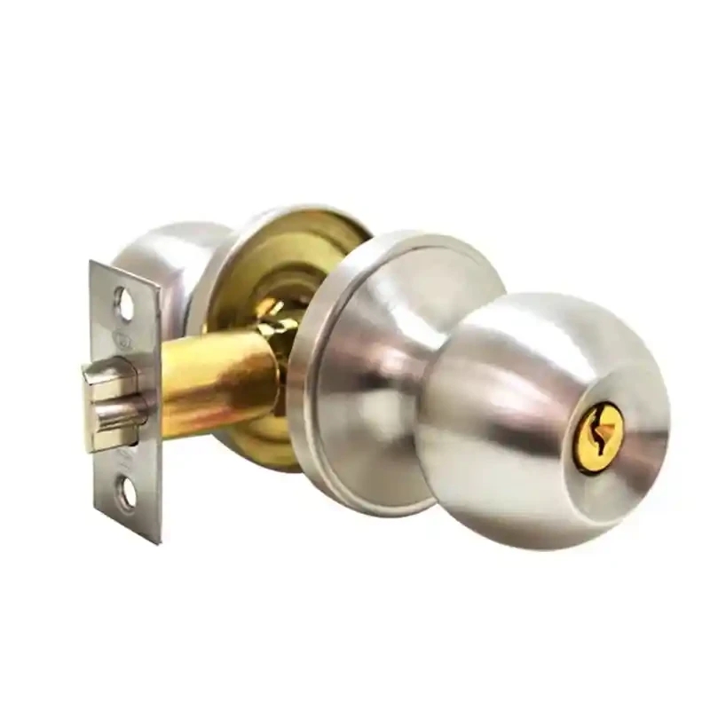 Yantai Third Ring Three Rod Spherical Lock Aluminum Alloy Door Toilet Door Lock Yantai Third Ring Three Rod Spherical Lock Aluminum Alloy Color Steel Door Lock Plastic Steel Aluminum Plastic Door Lock Toilet Door Lock