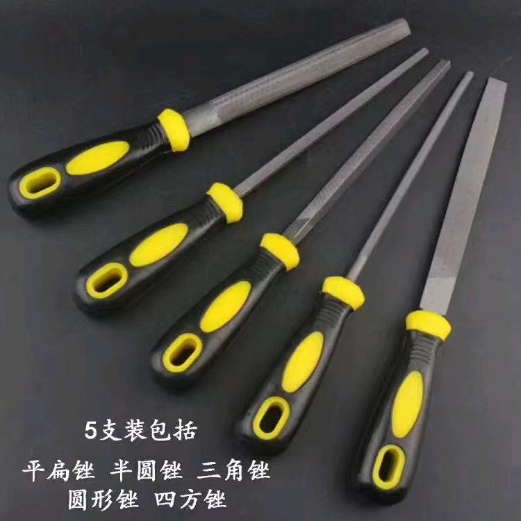 File polishing tool set, alloy wood diamond triangular file