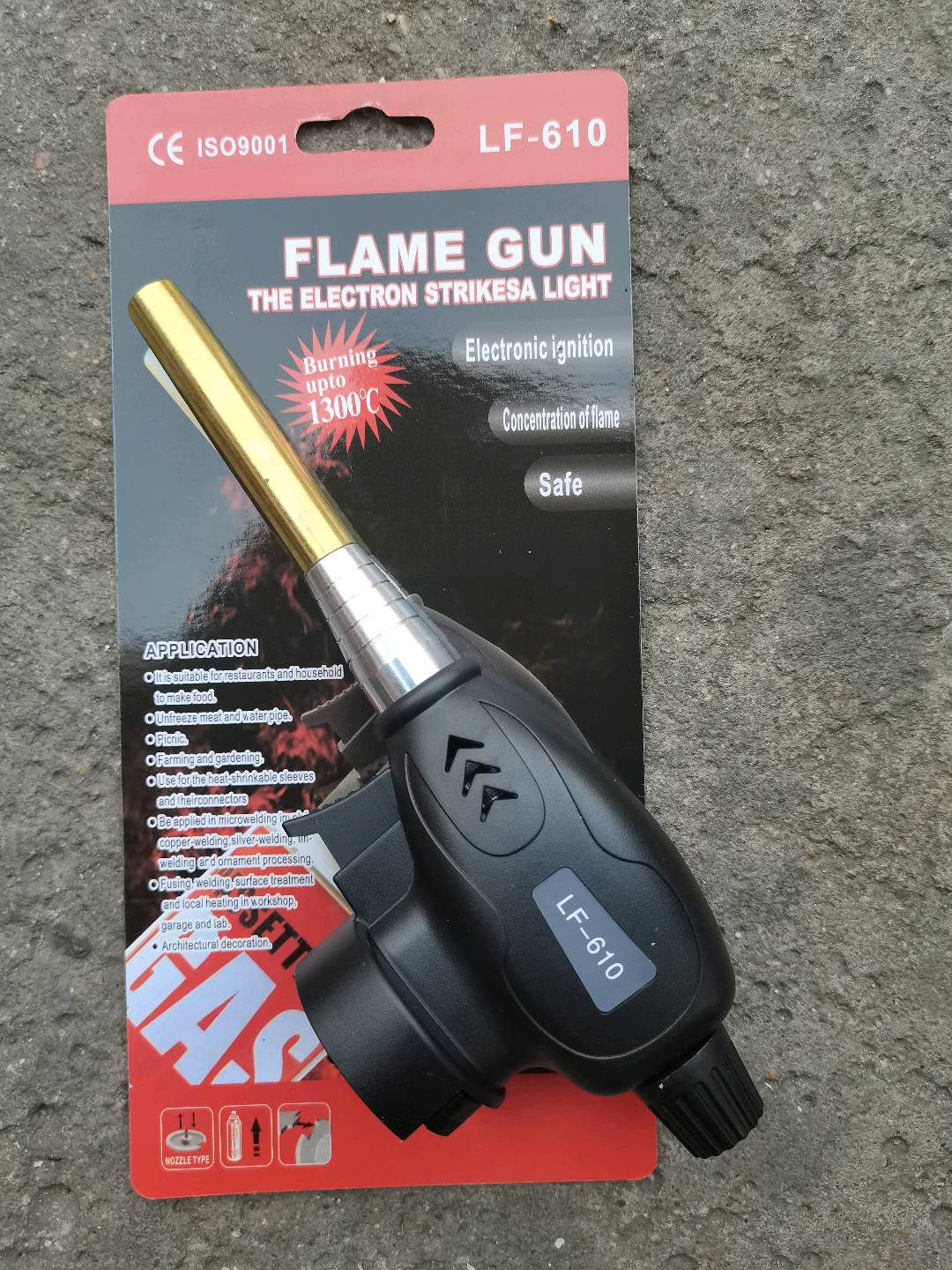 New product flame gun automatic firing gun multifunctional outdoor gas flame gun gas gun preheating tube inverted