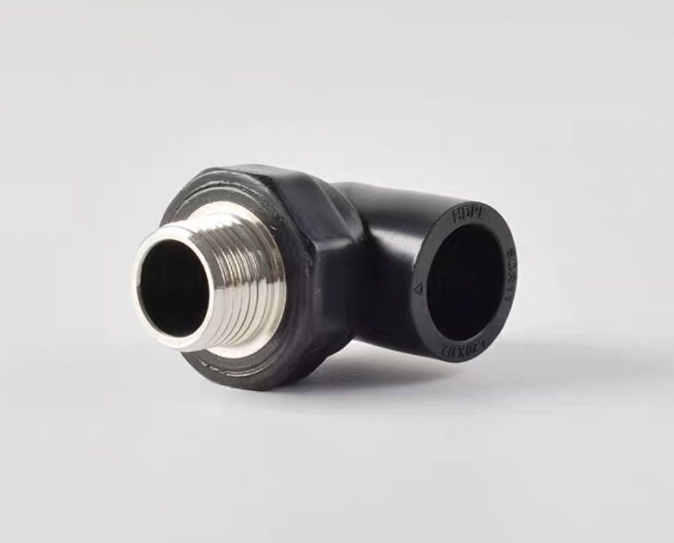 PE hot melt outer thread elbow 20 25 32PE water pipe fittings