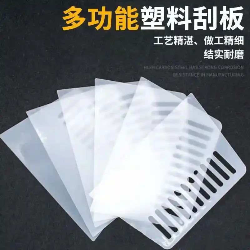 Multi functional scraper, plastic scraper, multifunctional thickened plastic putty scraper, leveling tool, wallpaper, wall cloth, glass film special construction tool