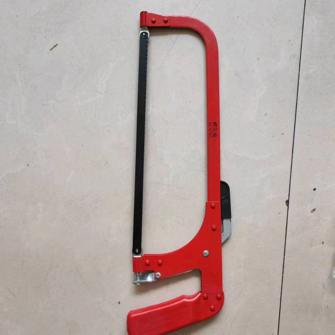 Red thickened semi-automatic fixed saw frame