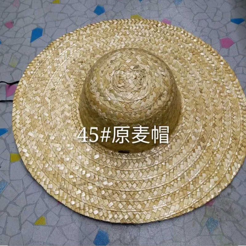 45cm original color straw hat