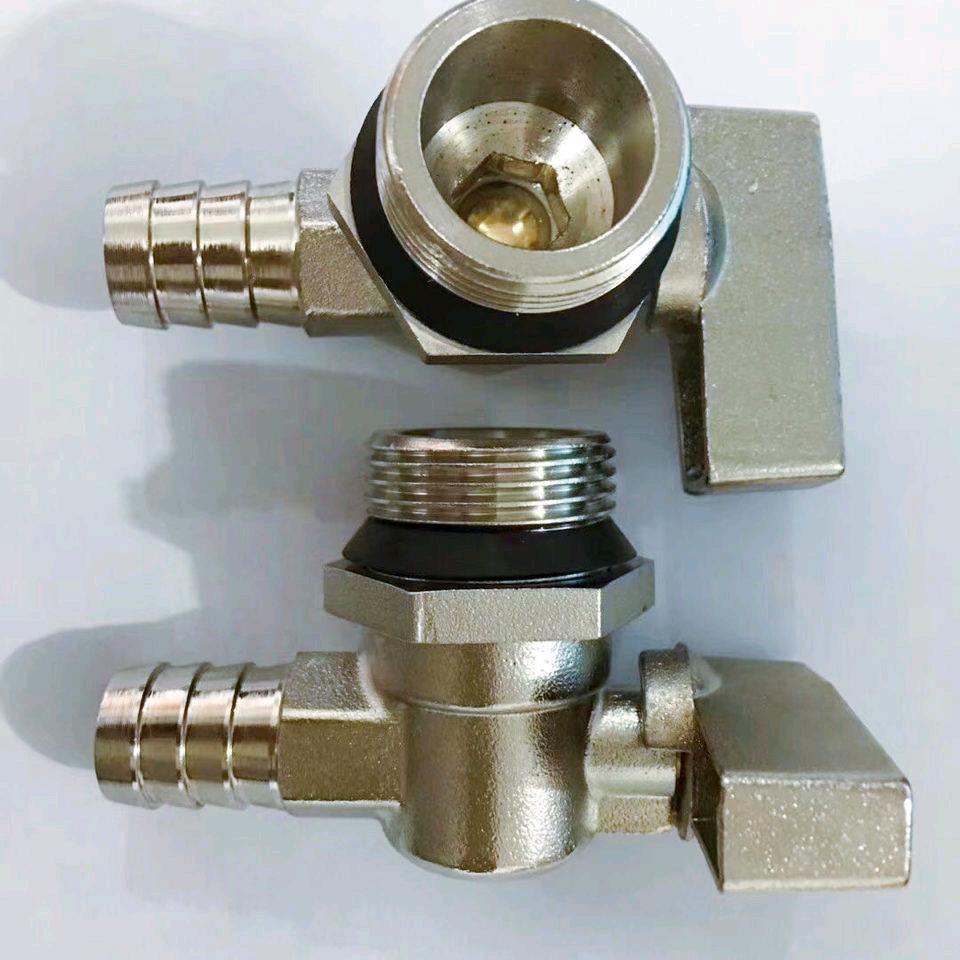 Floor heating water divider drain valve drain valve 6/1 inch 1 inch 2 copper drain valve drain pipe water heating