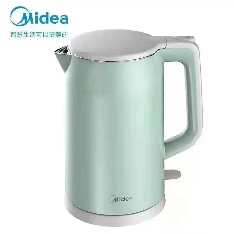 Midea electric kettle 1.7L Midea electric kettle household kettle automatic power-off insulation integrated 304 stainless steel large capacity kettle