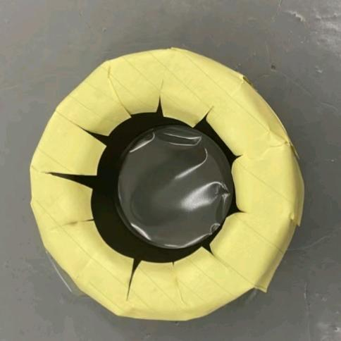 Da Hong Ying toilet accessories, thickened sealing ring, universal toilet base, drainage accessories, fixed leak proof toilet seat, 360g flange