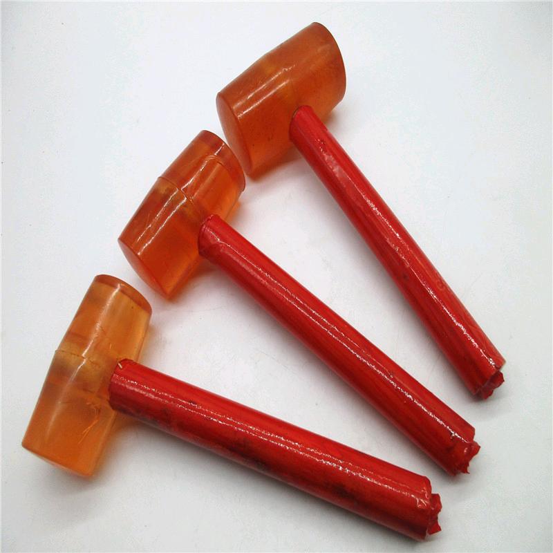 Manufacturer direct sales wooden handle rubber hammer, transparent leather hammer, shockproof rubber hammer, wholesale floor installation tool, rubber hammer