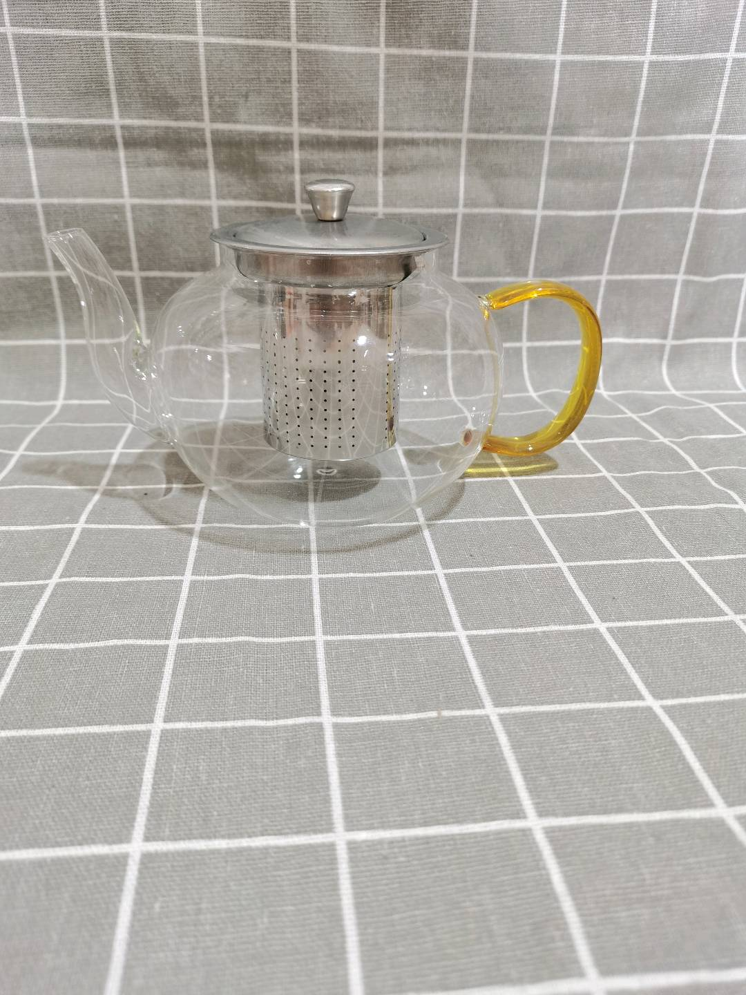 Sodium calcium silicate glass 600 teapot, non rusting tea pot