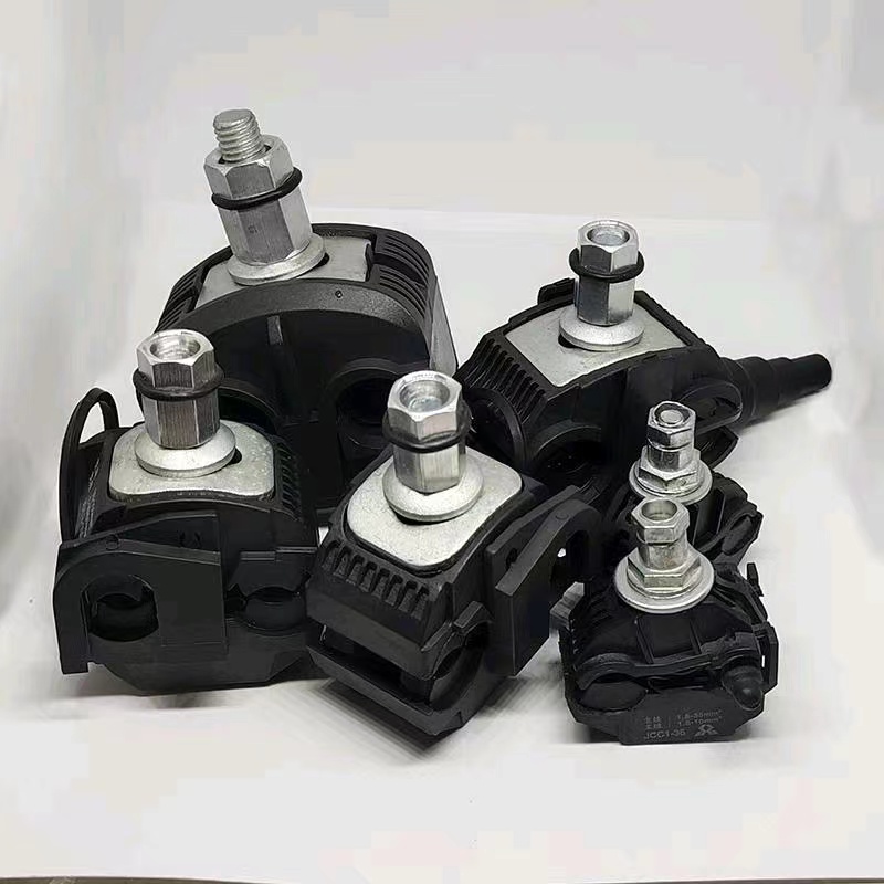 Non breaking insulation puncture wire clamp/outdoor non stripping wire terminal block 1-300 square European style wire clamp all copper sheet
