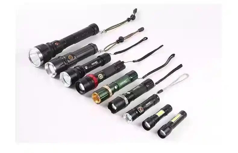 Strong Light Flashlight LED Portable Strong Light Rechargeable Outdoor Ultra Bright Long Range Ray Small Mini Portable Home Durable Hernia LED Light Camping Special Light