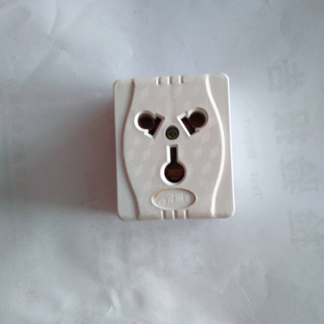 High power air conditioning special rubber wood shell pure copper 16A three round hole socket