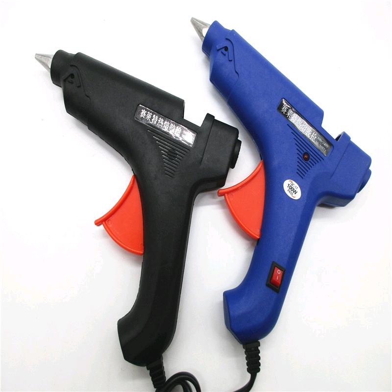 Wholesale blue switch hot melt glue gun soft glue gun rotary glue gun various dispensing tools hot melt glue gun