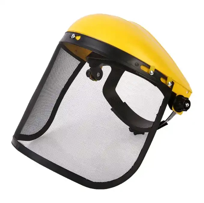 Head mounted splash screen welding safety transparent protective mask