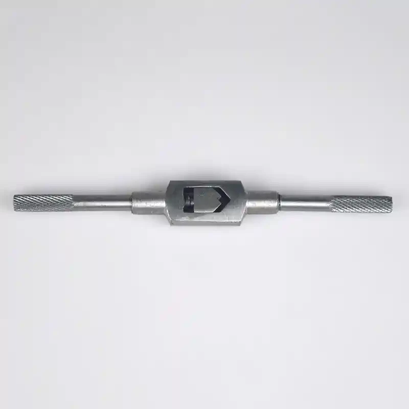 Tap holder, tapping wrench, ratchet wrench, and reinforced tap wrench