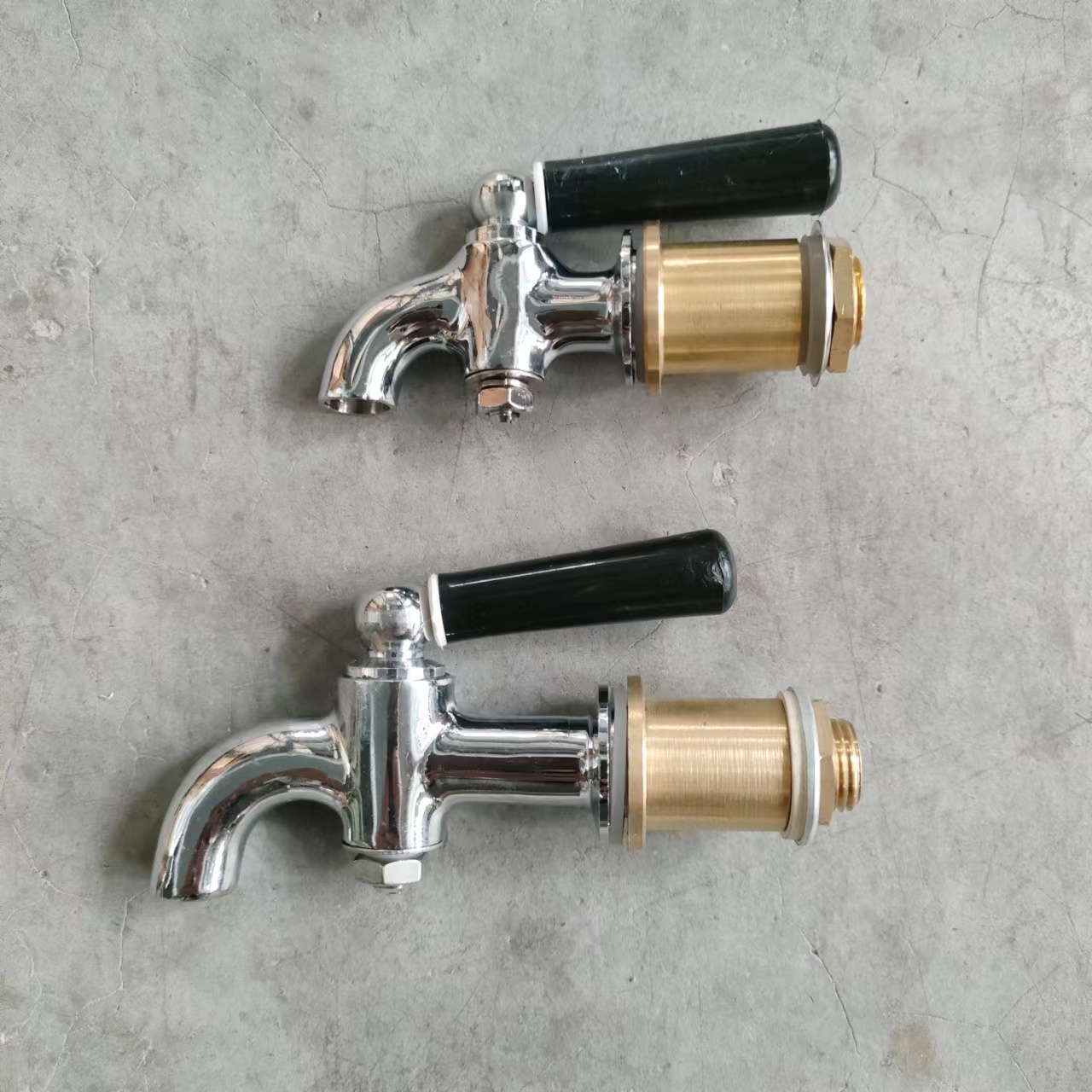 Copper insulated bucket faucet, extended spout, 3-inch milk tea bucket split faucet, spout faucet, water dispenser faucet