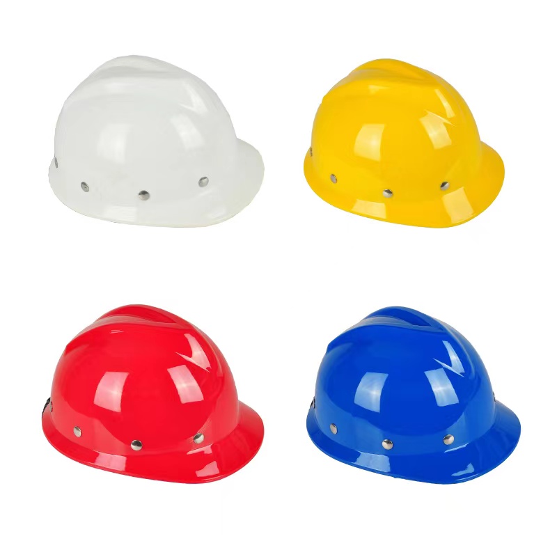 Lustian 688 fiberglass inspected safety helmet, 440g safety helmet, construction site fiberglass construction worker safety production helmet