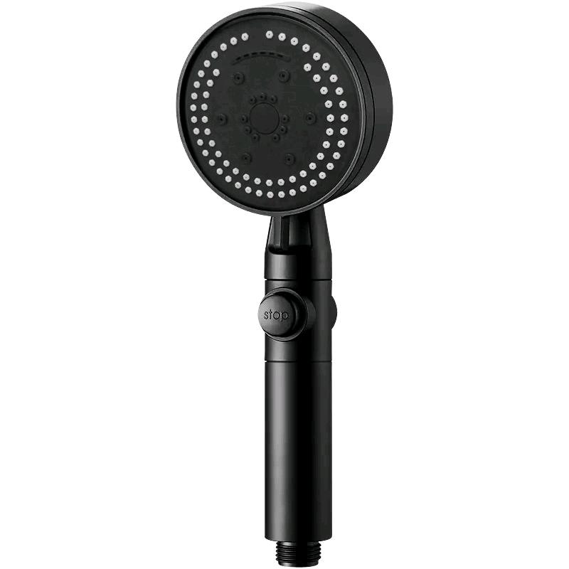 Ocean going ship Starry Night Black eight level showerhead nozzle
