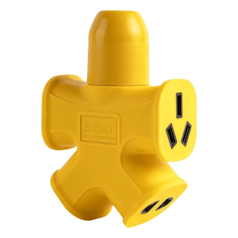 Pure copper high-power floor socket 10A-16A household socket without wires, multi-functional socket