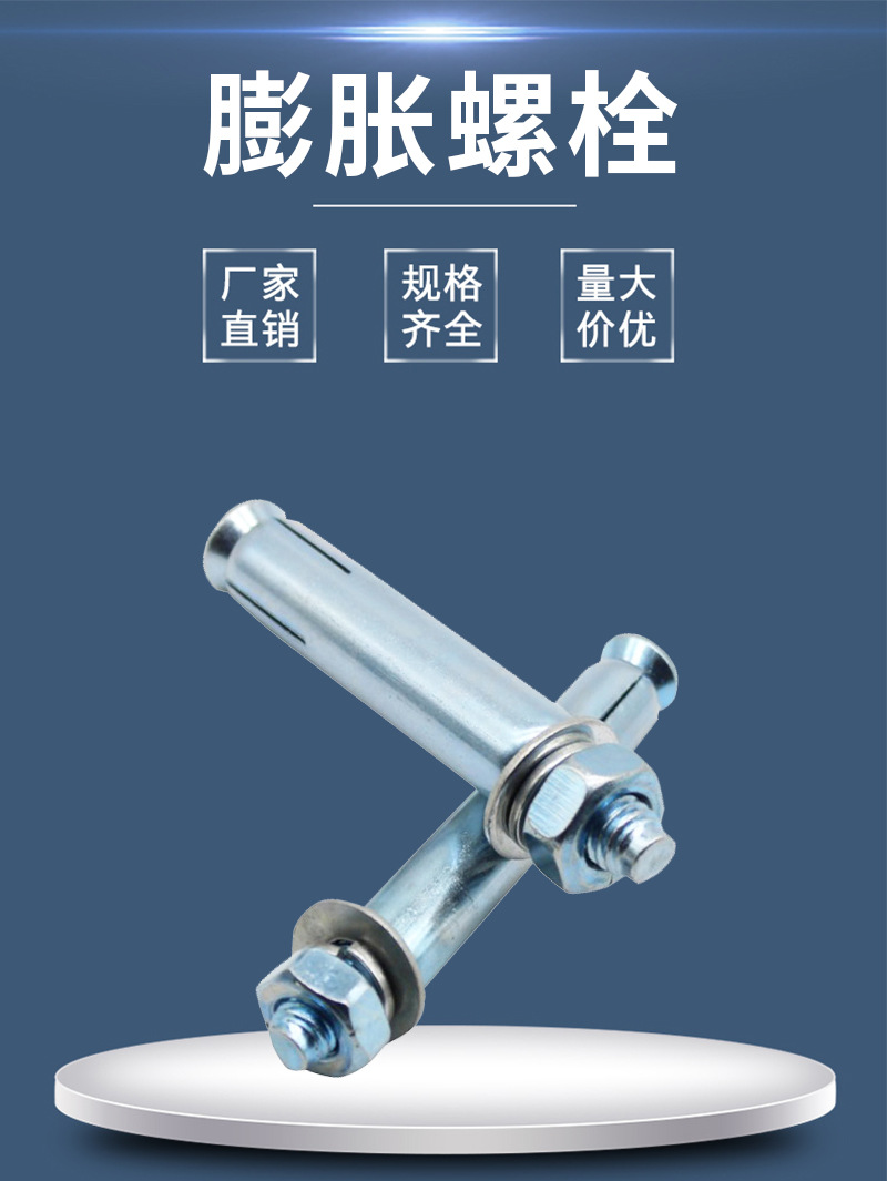 Galvanized metal expansion bolt market standard external expansion screw expansion wire driven expansion screw