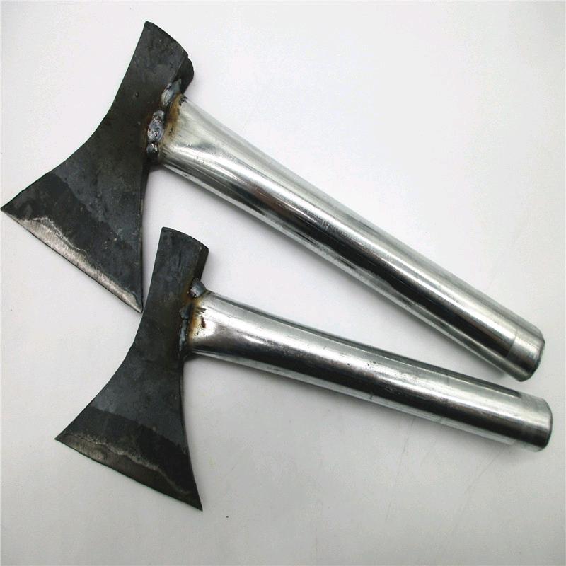 Hardware tools: multi-purpose axe, steel pipe handle axe, household large chopping wood axe, wide mouth chopping wood axe