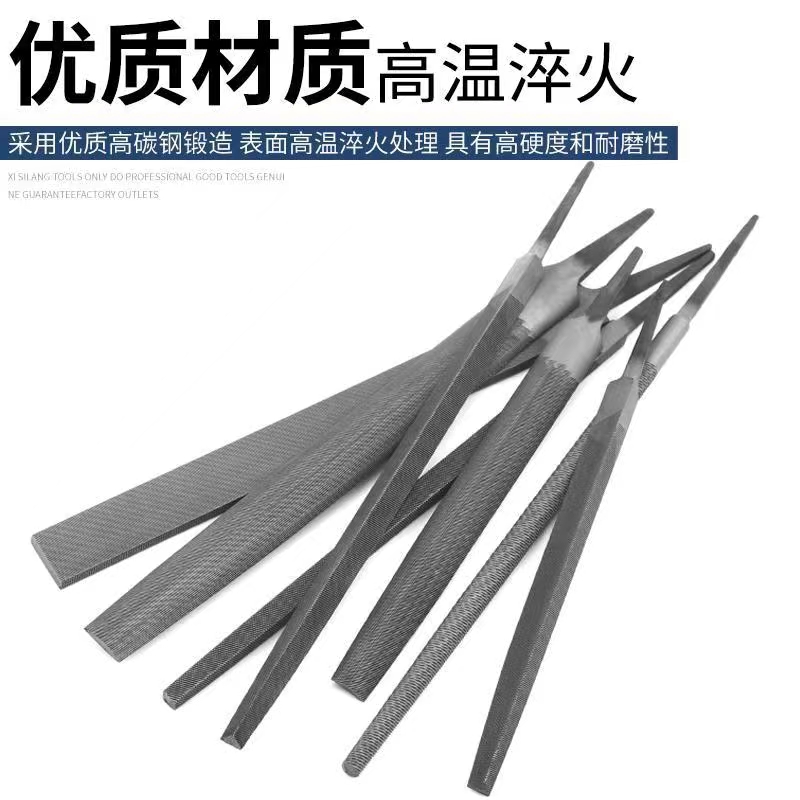 File polishing tool set alloy woodworking diamond triangular file