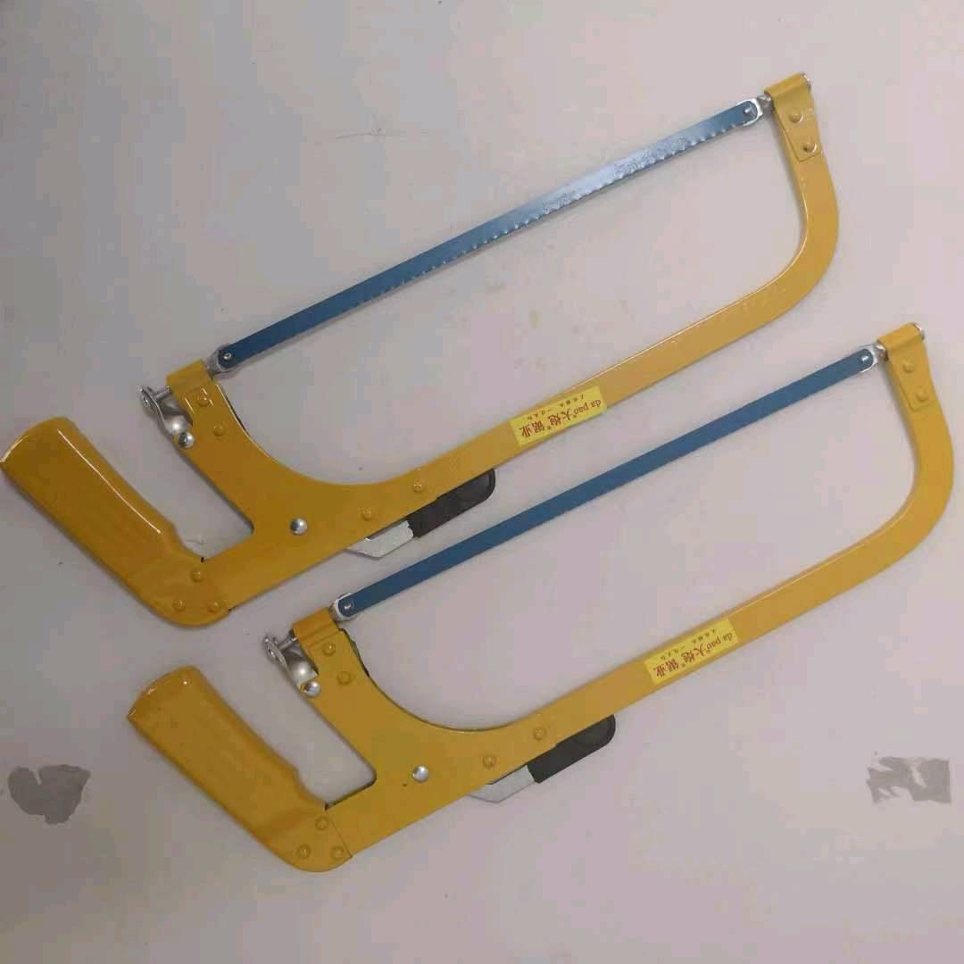 Yellow thick semi-automatic fixed saw frame