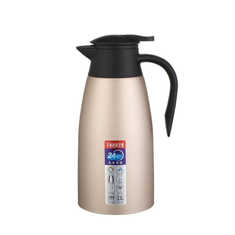 304 stainless steel insulated kettle, household vacuum hot water kettle, European double-layer warm water kettle, hotel welcome kettle, coffee