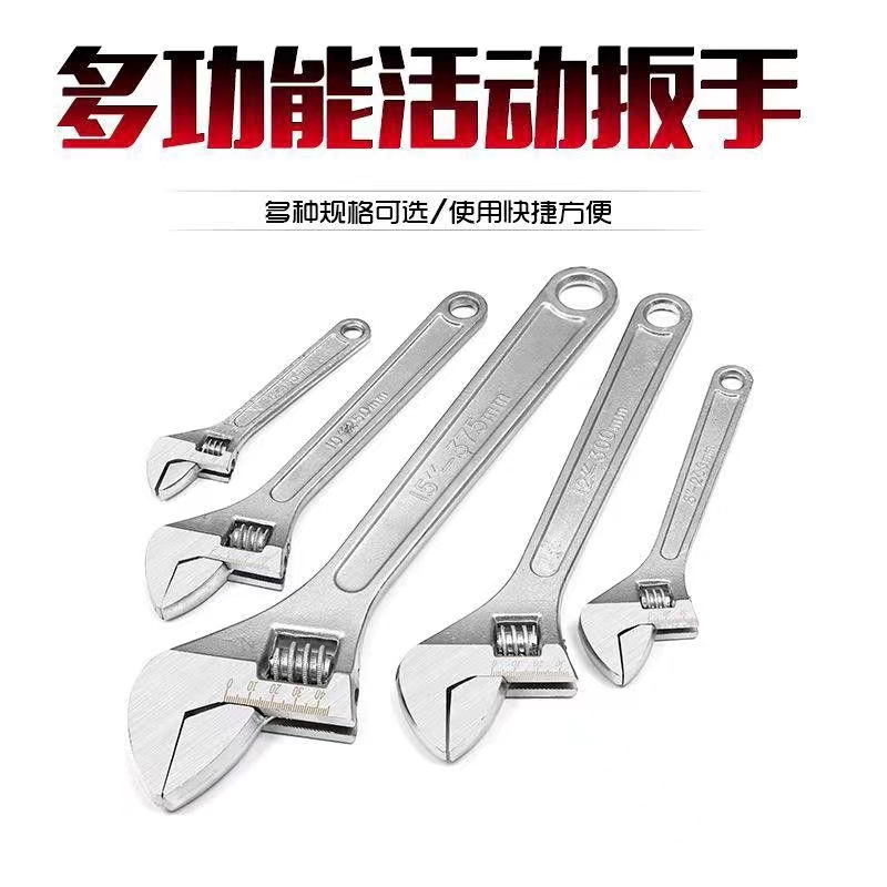 Adjustable wrench tool, open-end wrench, repair tool, wrench tool set, adjustable wrench tool