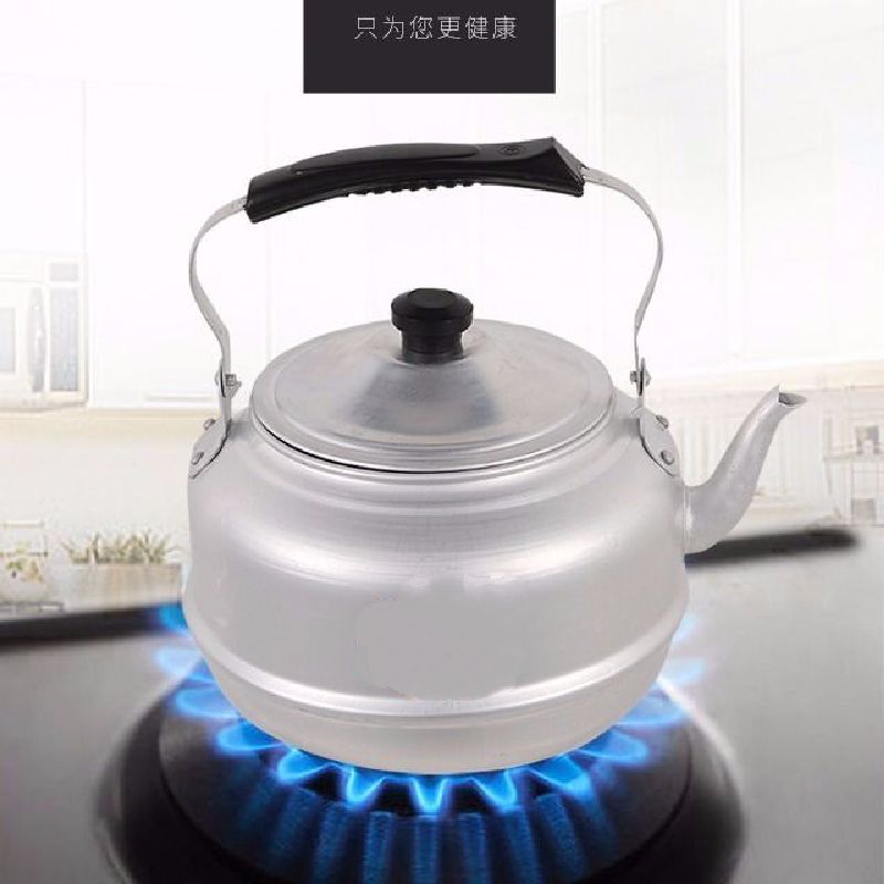 Old style aluminum teapot for boiling water, large aluminum teapot for household use, large capacity 7-liter coal stove, water kettle, firewood stove, water kettle