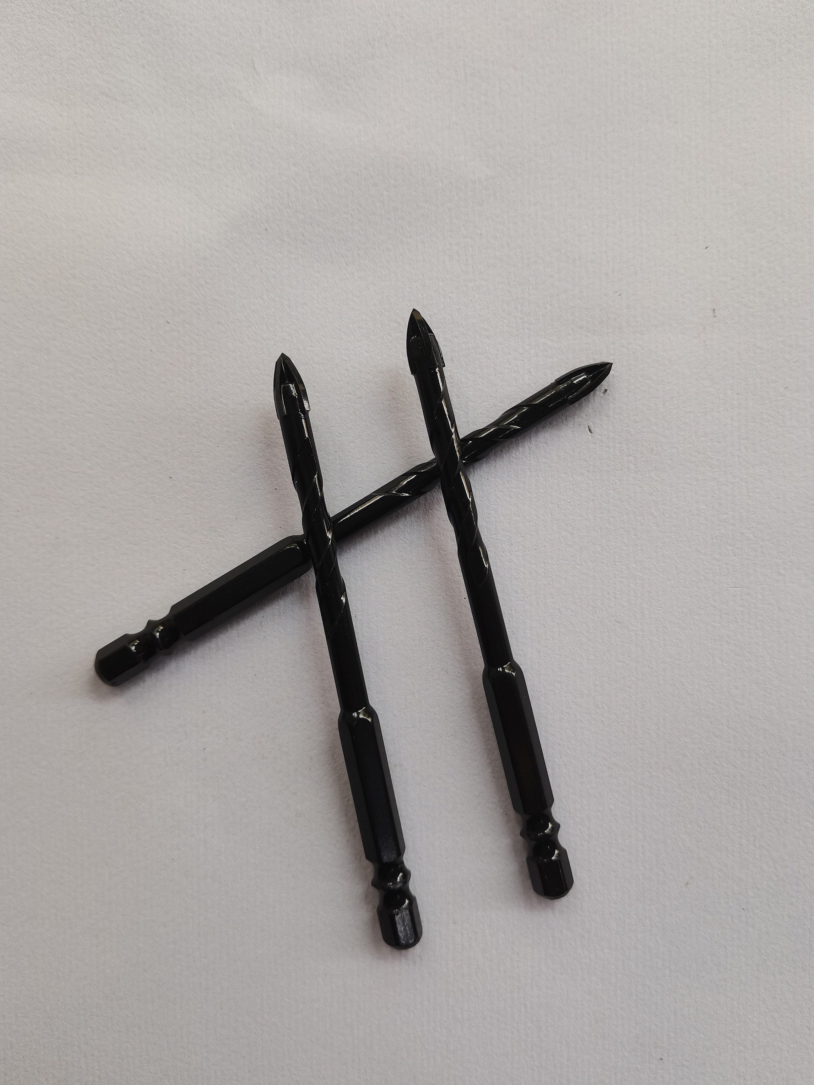 Cross triangle drill Tile wall triangle drill Cross triangle drill Tile drill Multi purpose Fried Dough Twists drill Rotary head Glass concrete cement wall electric drill Hole drilling