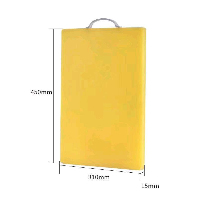 Plastic square cutting board, food grade PE material, thickened, anti slip, anti mold, easy to clean, environmentally friendly, healthy and not harmful to the body