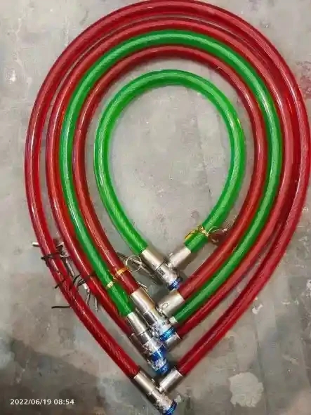 Pure copper core atomic key multi-color bicycle electric bike steel wire lock ring lock color random