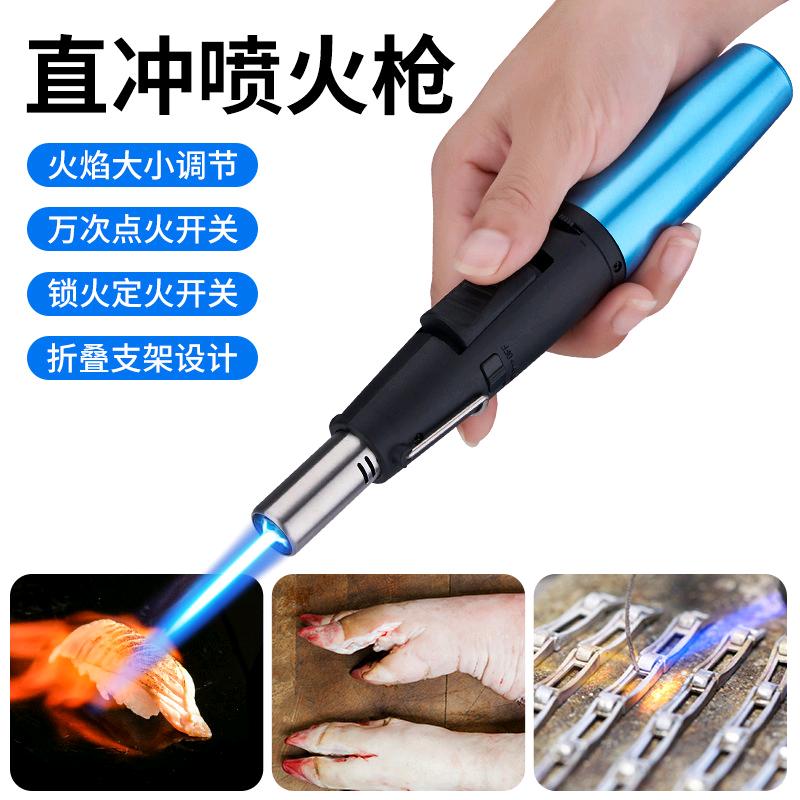 Directly charged small spray gun with a flame gun measuring 25 centimeters in length